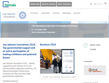 Tablet Screenshot of iran-telecom.info
